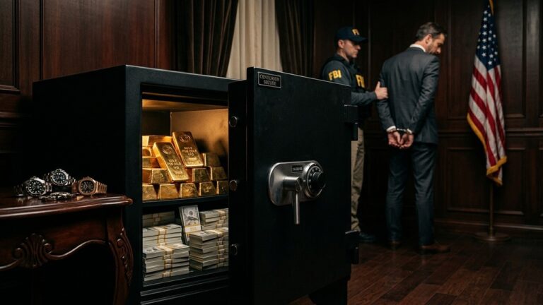 Ancien Agent CIA Arrêté avec 303 Lingots d’Or : Scandale aux États-Unis