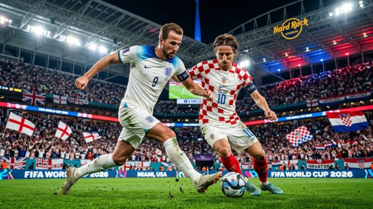 Angleterre Croatie 2026 : Pronostics Experts et Analyse du Choc