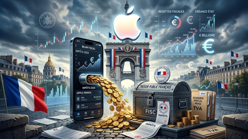 Apple Verse 212 Millions d’Euros au Fisc Français