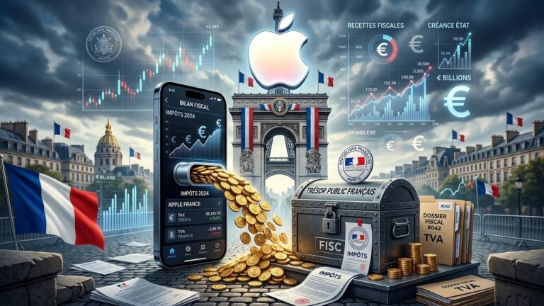 Apple Verse 212 Millions d’Euros au Fisc Français