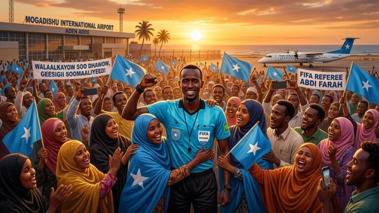 Arbitre Somalien Refoulé aux USA : Héros à Mogadiscio pour 2026