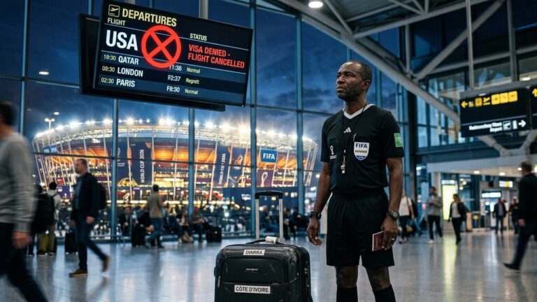 Arbitre Somalien Refoulé aux USA : Rêve Brisé pour la Coupe du Monde 2026