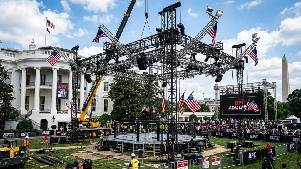 Arène MMA à la Maison Blanche : Événement UFC pour l&rsquo;Anniversaire de Trump