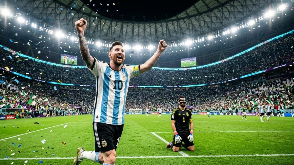 Argentine-Algérie : Messi Éblouissant, Fennecs Timides (3-0)
