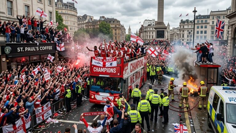 Arsenal : Parade Chaotique Après Défaite en Finale Contre PSG