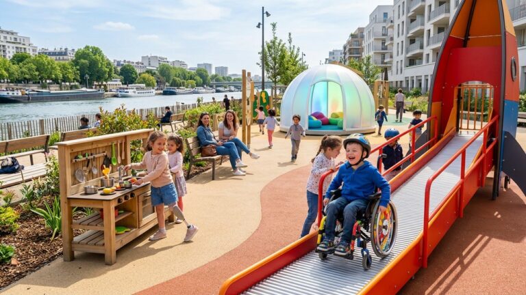 Asnières : Une Maman Crée un Parc Inclusif pour Tous les Enfants