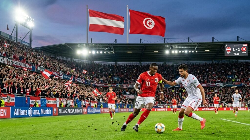 Autriche-Tunisie : Heure, Chaîne TV et Enjeux du Match Amical