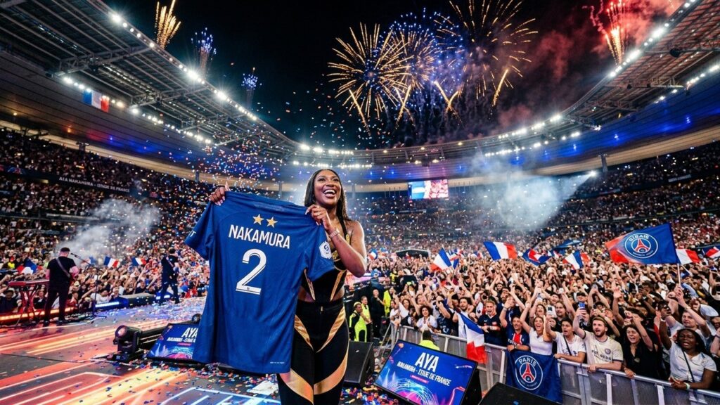 Aya Nakamura Brandit Maillot PSG : Moment Iconique au Stade de France