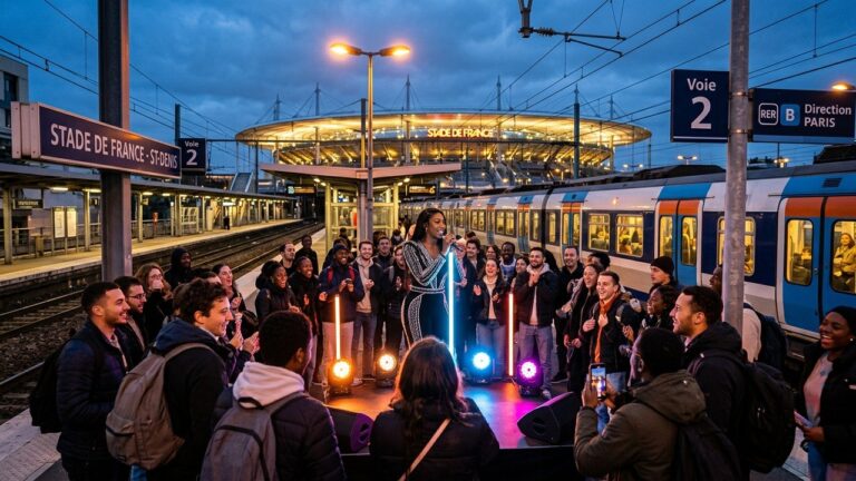 Aya Nakamura : Message Surprise dans les Transports avant le Stade de France