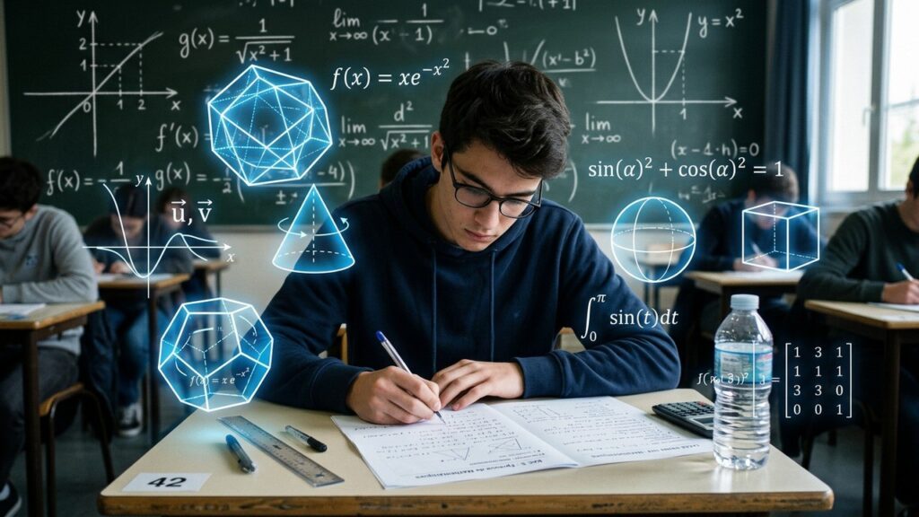 Bac 2026 : Sujet Mathématiques Spécialité Jour 2 Analysé