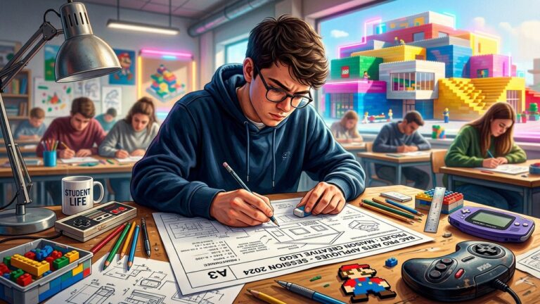 Bac Pro 2026 : Sujet Arts Appliqués Retro Gaming et Lego House