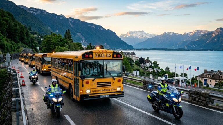 Baccalauréat à Evian : Escorte Policière et Délocalisation Massive pour le G7