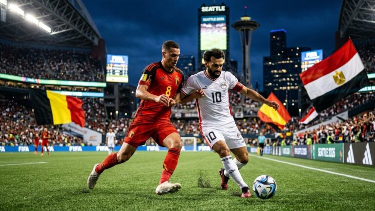 Belgique Égypte : Heure, Chaîne TV et Enjeux du Match Groupe G