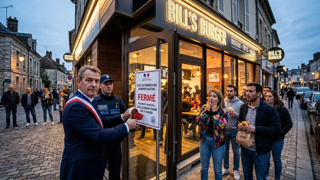 Bill’s Burger vs Maire de Crépy : Un Fast-Food Fermé en Quatre Heures