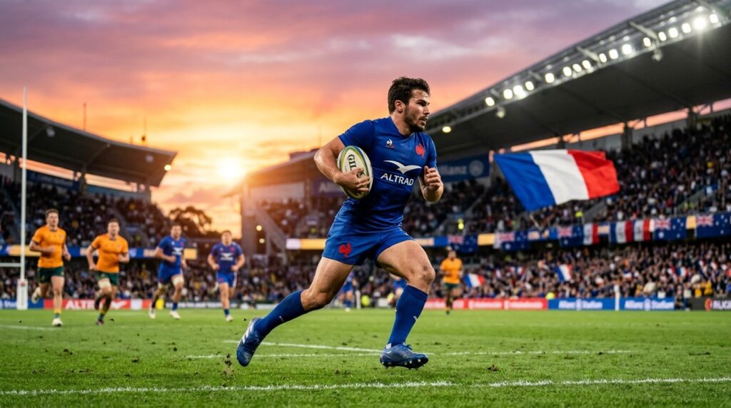 Bleus en Australie : Dupont et Ntamack Prêts pour le Championnat des Nations