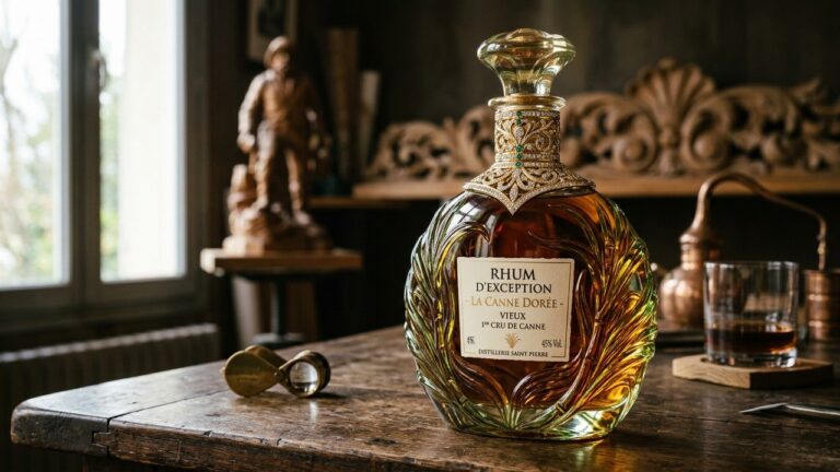Bouteille de Rhum la Plus Chère du Monde par une Sculptrice Normande
