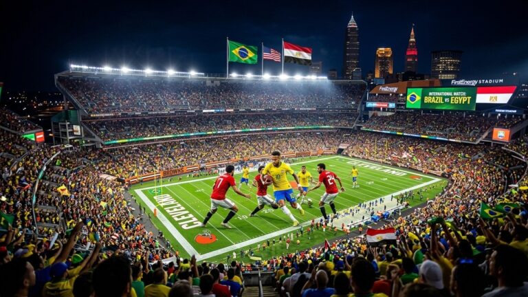 Brésil Égypte : Heure et Chaîne pour le Match de Préparation à la Coupe du Monde