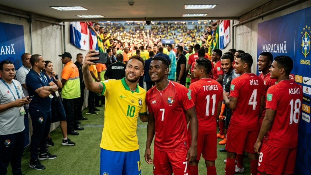 Brésil-Panama : Les Panaméens font la queue pour Neymar