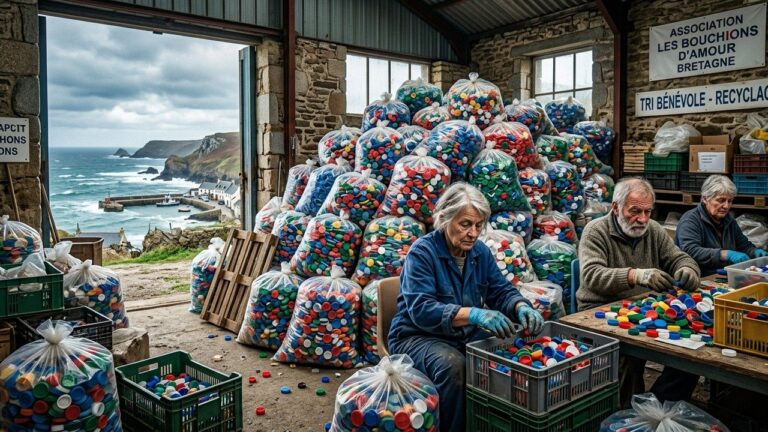 Bretagne : Association Débordée par des Tonnes de Plastique Non Recyclable