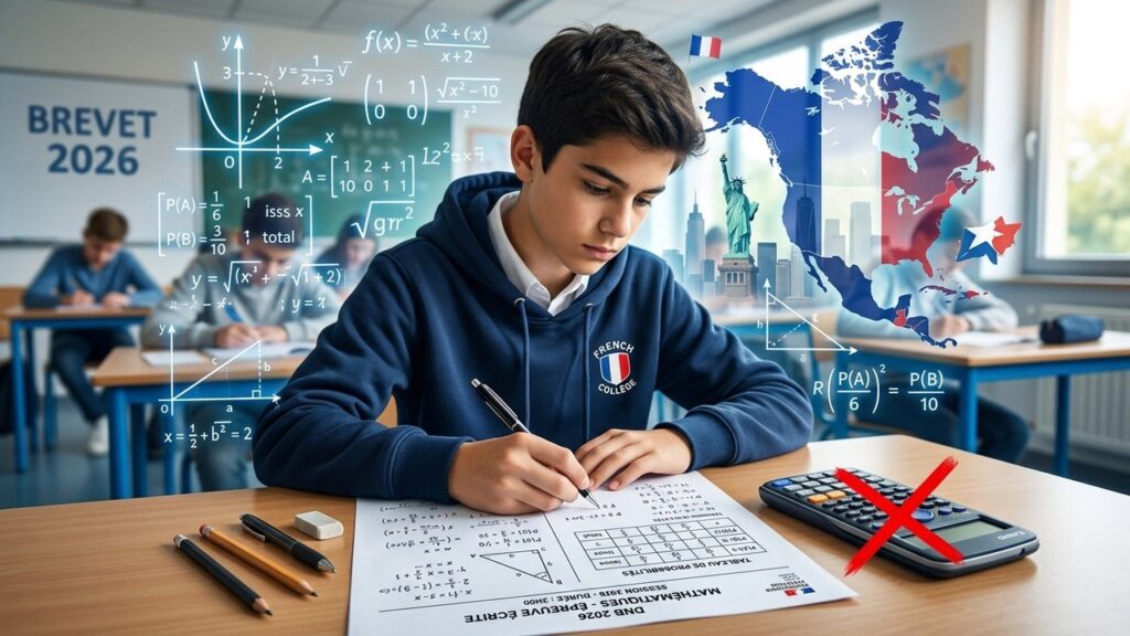 Brevet 2026 : Sujet Maths Amérique du Nord et Nouveautés Clés