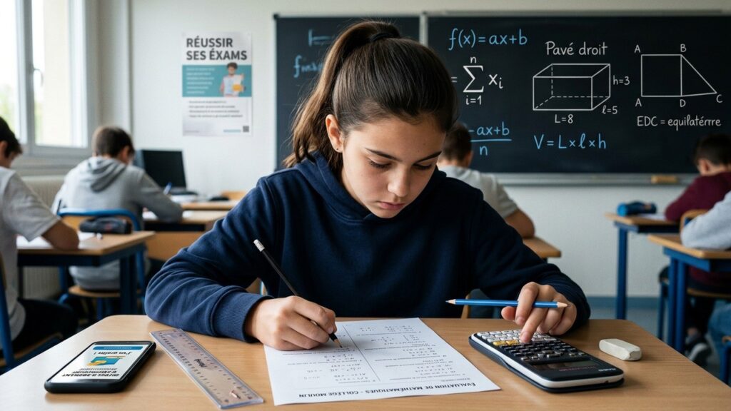 Brevet 2026 : Sujet Maths Asie Dévoilé pour Bien Réviser