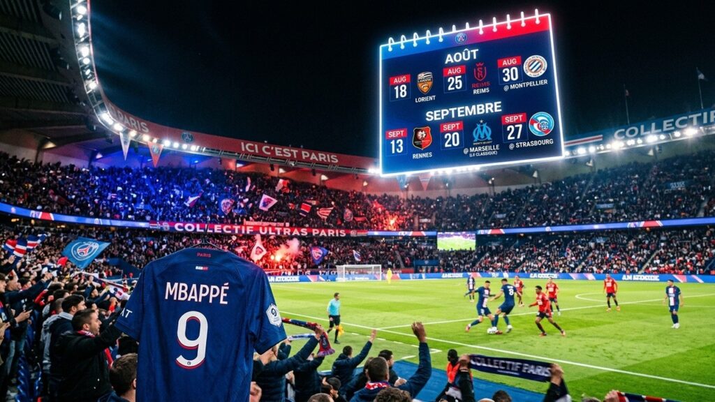 Calendrier Ligue 1 2026-2027 : PSG, unGenerating the PSG calendar article Début de Saison Explosif