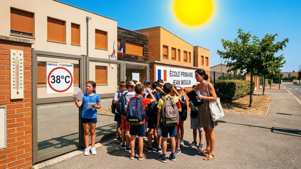 Canicule à l&rsquo;École : Qui Décide de Fermer les Établissements ?