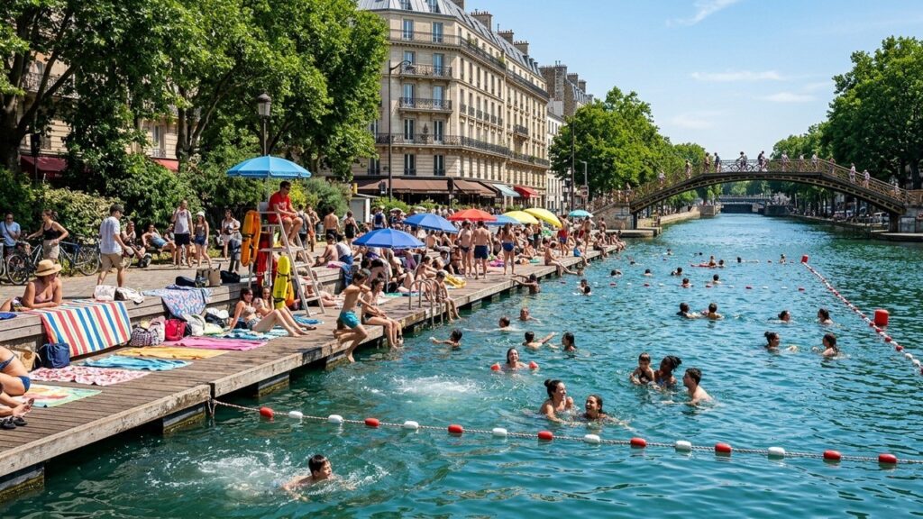 Canicule À Paris : Baignade Libre Au Canal Saint-Martin Dès Cet Été