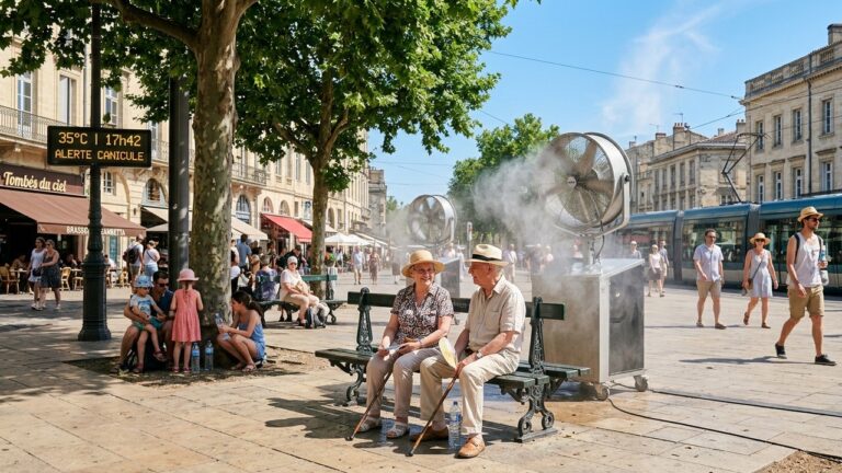 Canicule dans l&rsquo;Oise : Villes Déploient Ventilateurs et Brumisateurs pour un Été Chaud