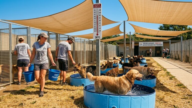 Canicule et Animaux : Les Refuges SPA Face à la Chaleur Extrême
