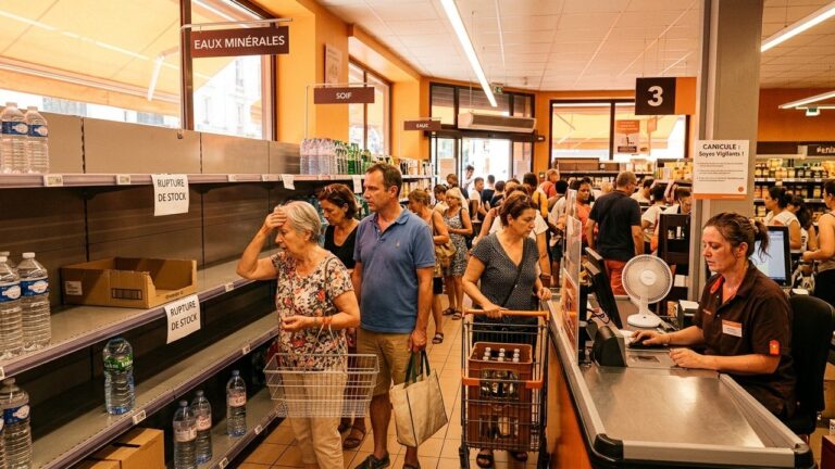 Canicule et Ruptures de Stock : Un Supermarché Face à l&rsquo;Agressivité des Clients