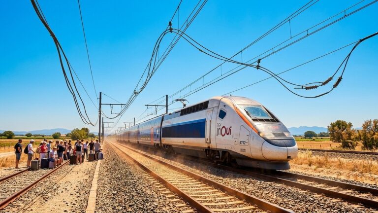 Canicule et TGV : Les Trains Immobilisés par la Chaleur Extrême