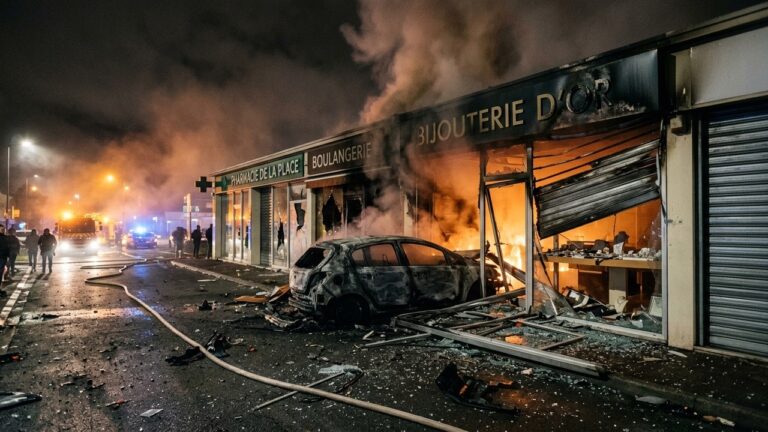 Casse Voiture Bélier Ris-Orangis : Bijouterie Dévastée par Incendie