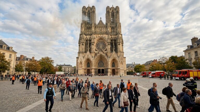 Cathédrale de Reims Évacuée pour Odeur de Brûlé : Retour à la Normale