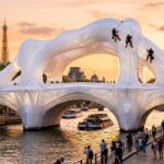 Caverne de JR à Paris : Toile Réinstallée sur Pont-Neuf pour Ouverture Imminente