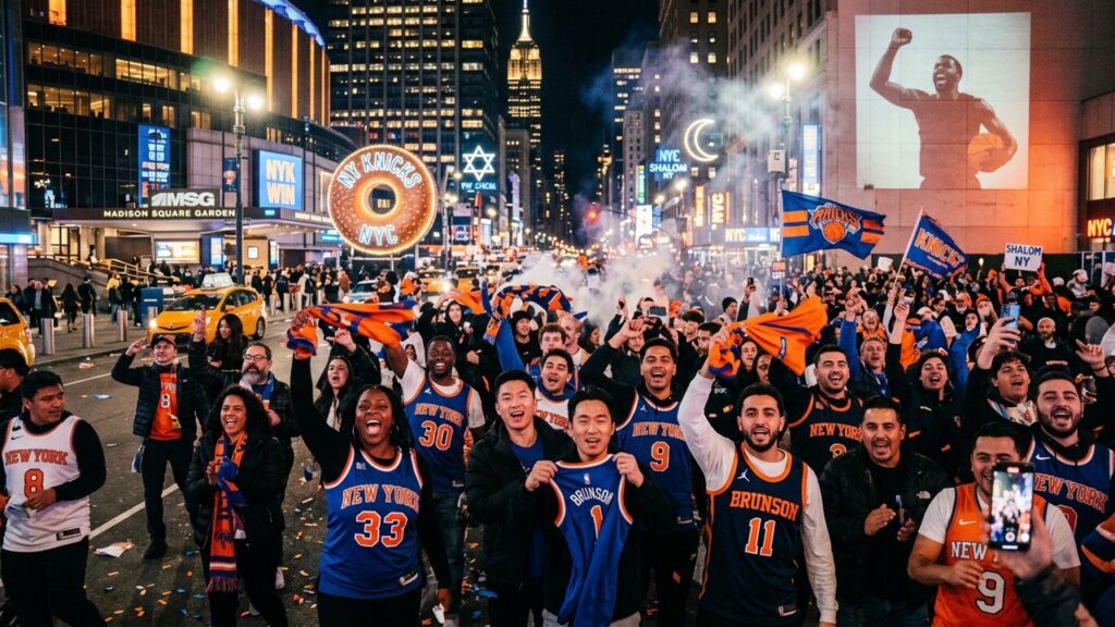 Chant des Knicks : Maire Musulman, Bagel JuGenerating the blog articleif et Pape Uni