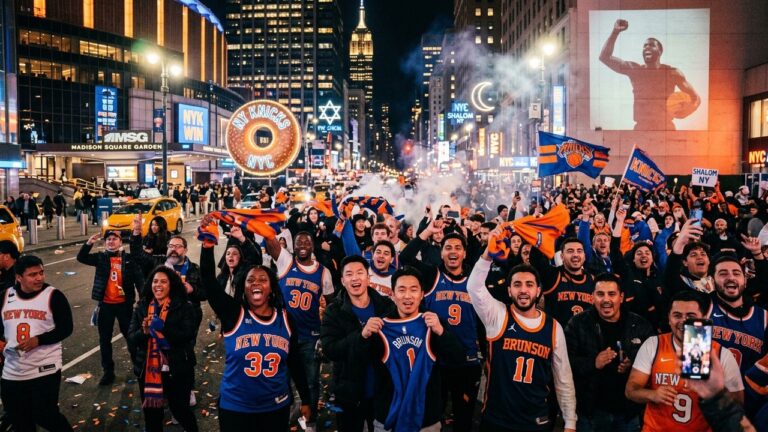 Chant des Knicks : Maire Musulman, Bagel JuGenerating the blog articleif et Pape Uni