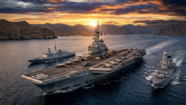Charles de Gaulle : Le Porte-Avions Français Maintient Sa Position dans le Détroit d&rsquo;OWriting the blog articlermuz