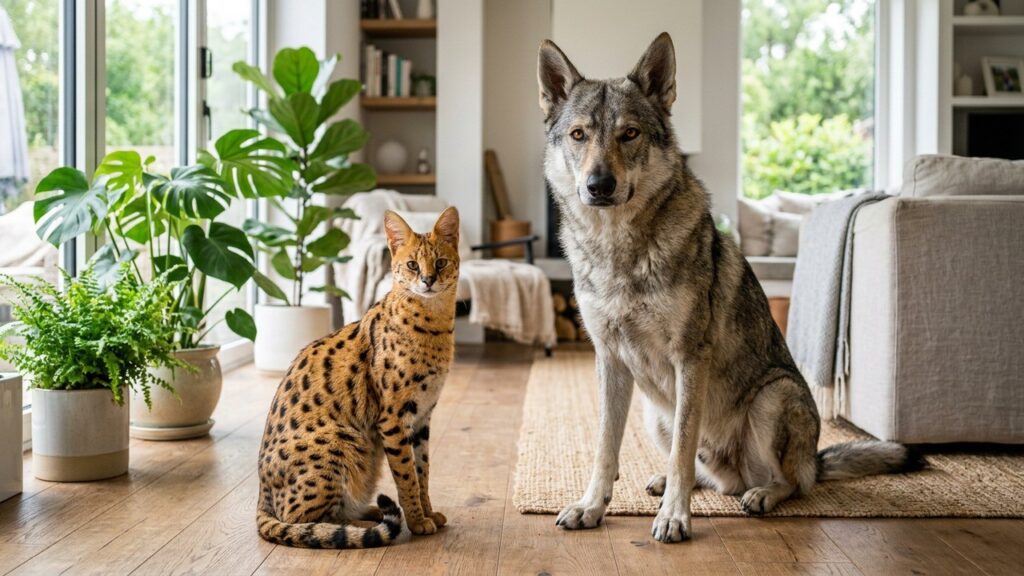 Chats Savannah et Chiens-Loups : La Nouvelle Vague des Animaux Sauvages
