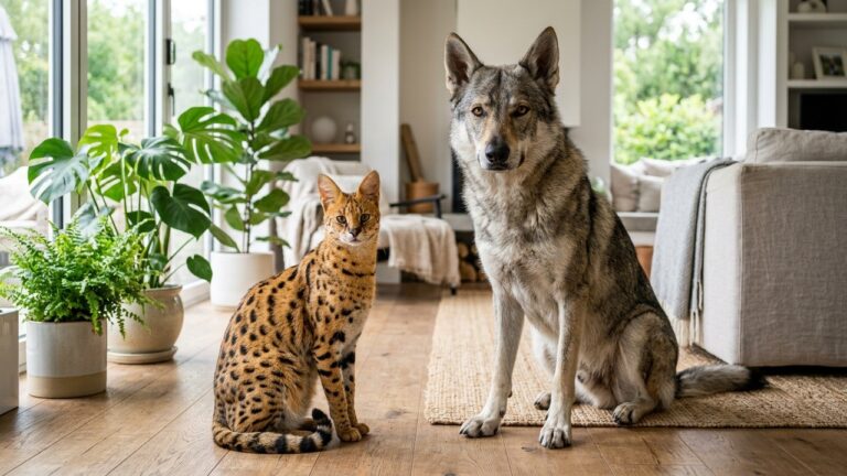 Chats Savannah et Chiens-Loups : La Nouvelle Vague des Animaux Sauvages
