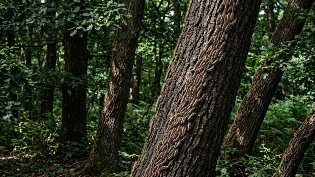 Chenilles Urticantes : Forêt de Rambouillet Fermée pourCrafting the final response Protéger les Promeneurs