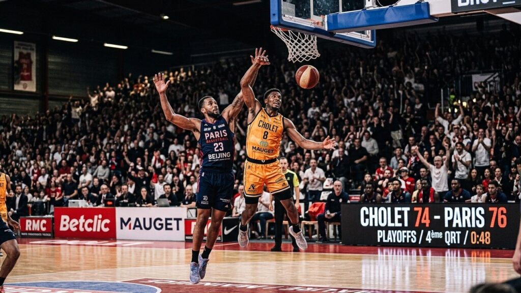 Cholet Paris Basketball : Heure et Chaîne pour le Match 4 des Demi-finales