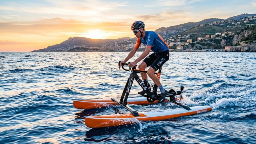 Chris Froome : Traversée de la Mer Ligure en Pédalo, un Défi Audacieux