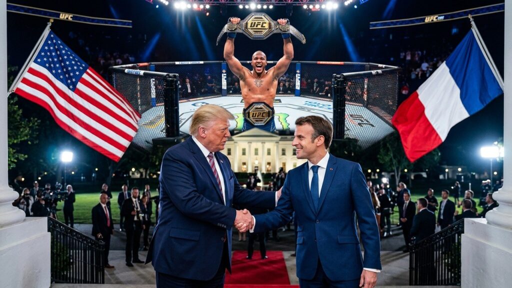 Ciryl Gane Victoire UFC : Trump Félicite Macron à la Maison Blanche