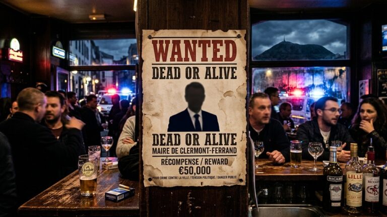 Clermont-Ferrand : Maire Dépose Plainte pour Menace de Mort sur Affiche