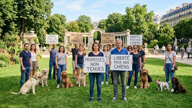 Colère des Maîtres de Chiens au Parc Monceau : Promesses Oubliées