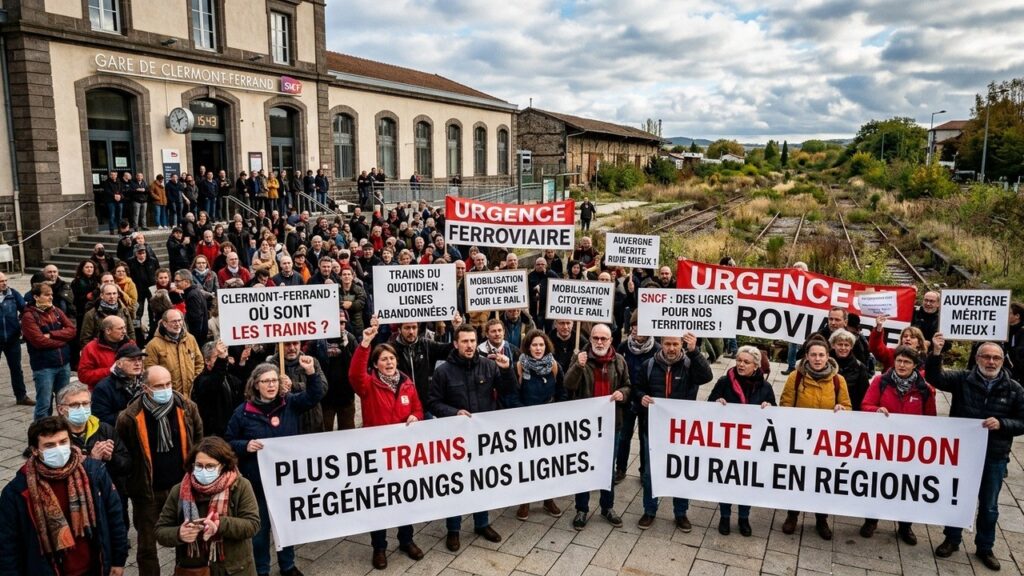 Colère Des Usagers : La Mobilisation Des Sans-Trains À Clermont-Ferrand