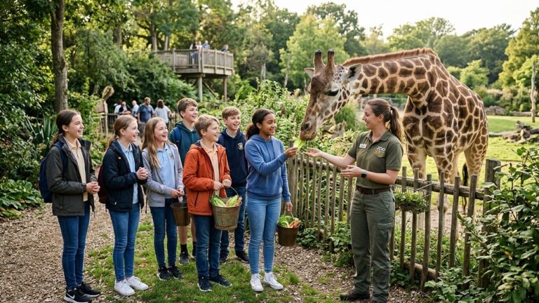 Collégiens Au Zoo De Maubeuge : Une Pédagogie Unique En France