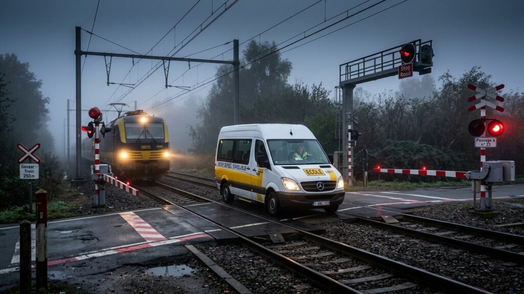 Collision Train et Car Scolaire en Belgique : 4 Morts Dont Deux Enfants