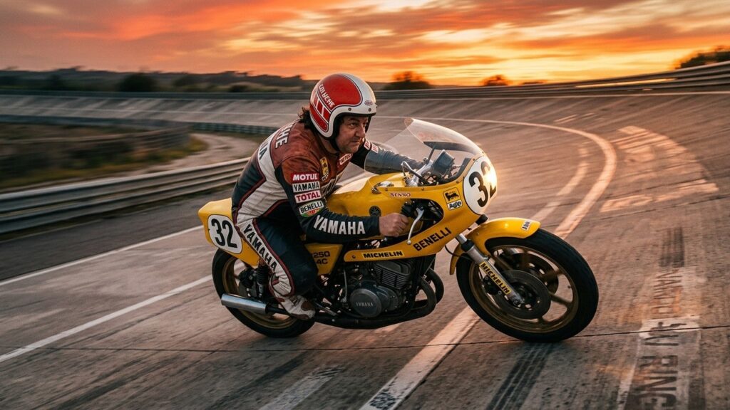 Coluche Record Monde Vitesse Moto 1985